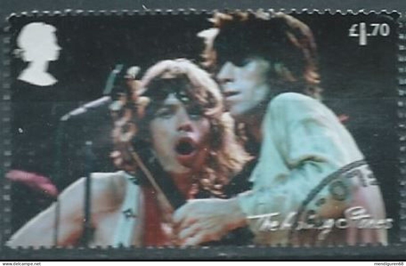 GROSSBRITANNIEN GRANDE BRETAGNE GB 2022 THE ROLLING STONES: NEW YORK CITY USA 1972 £1.70 USEDSG 4618 MI 4892 YT 5299 - Used Stamps