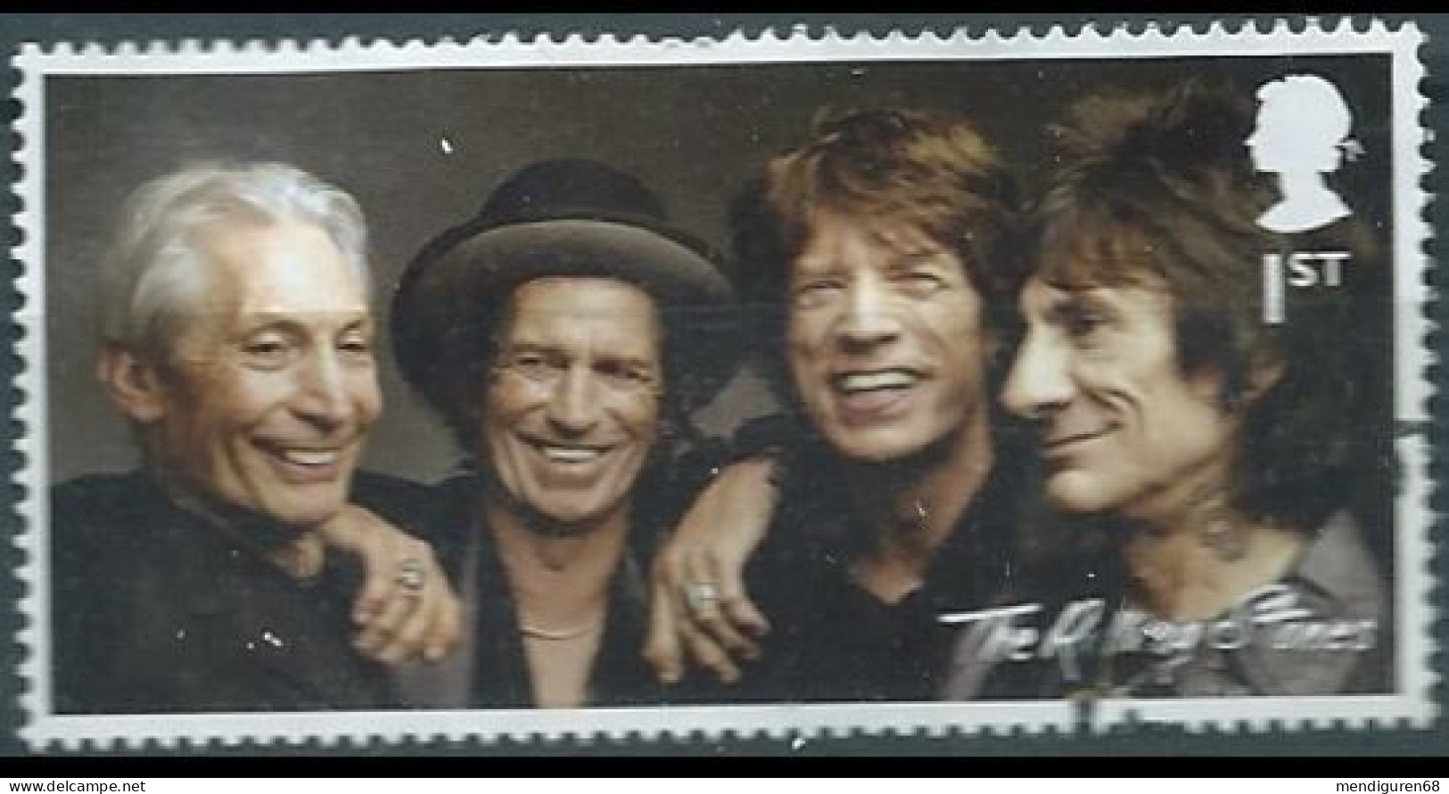 GROSSBRITANNIEN GRANDE BRETAGNE GB 2022 FROM MS THE ROLLING STONES: STONES 1 1st USED SG 4623 MI 4896 YT 5303 SN 4192 - Gebraucht