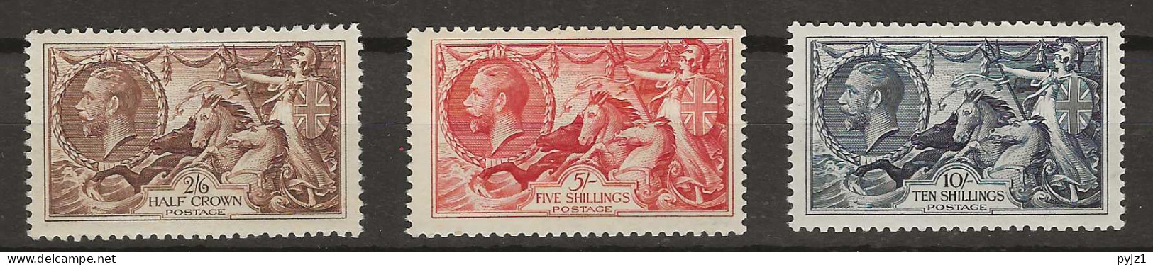 1934 MH Great Britain Mi  186-88 - Ongebruikt