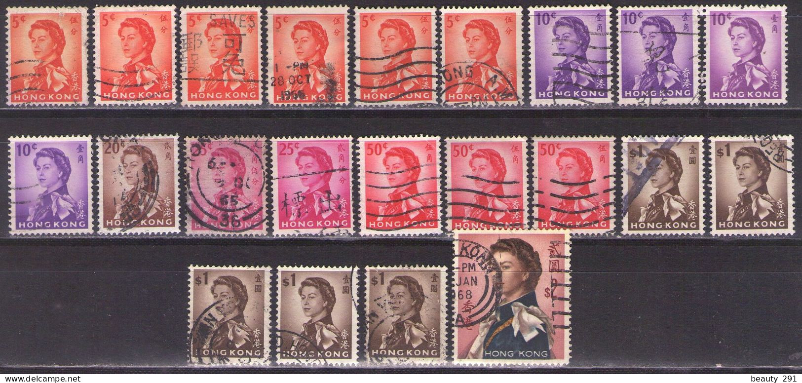 HONG KONG 1952 LOT USED - Gebraucht