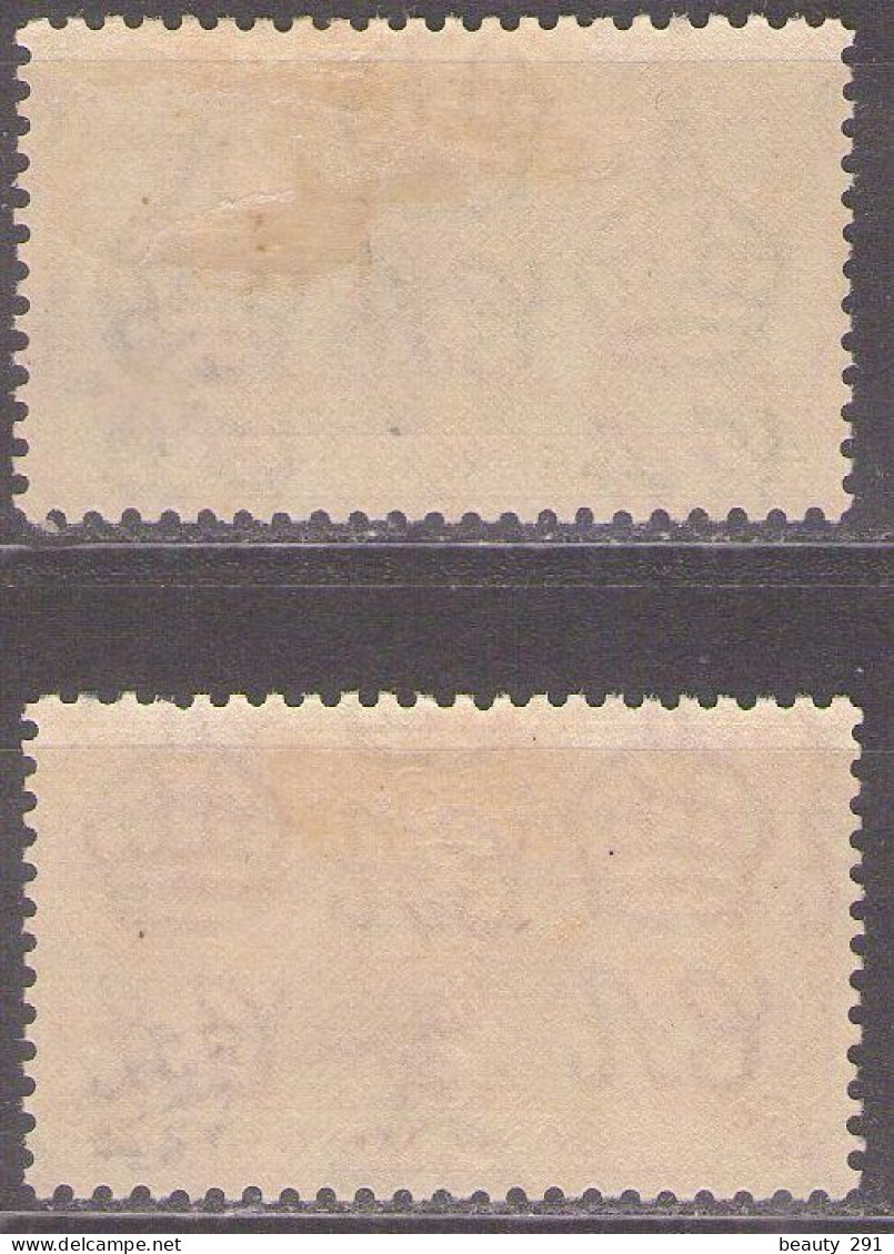 HONG KONG Mi 136-137 MH* - Unused Stamps