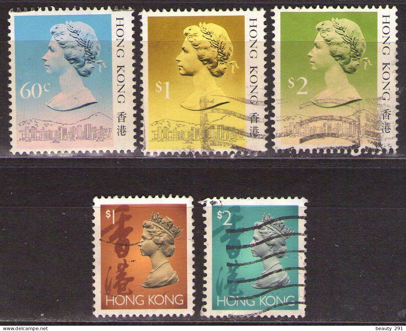 HONG KONG 1987-1992 LOT USED - Usati