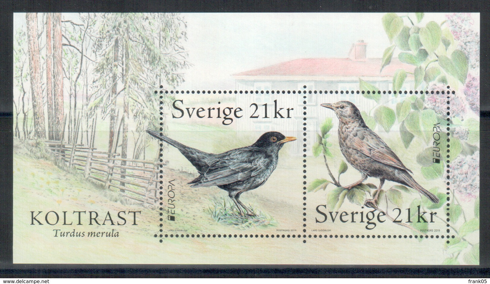 Schweden / Sweden / Suède 2019 Block/souvenir Sheet EUROPA ** - 2019