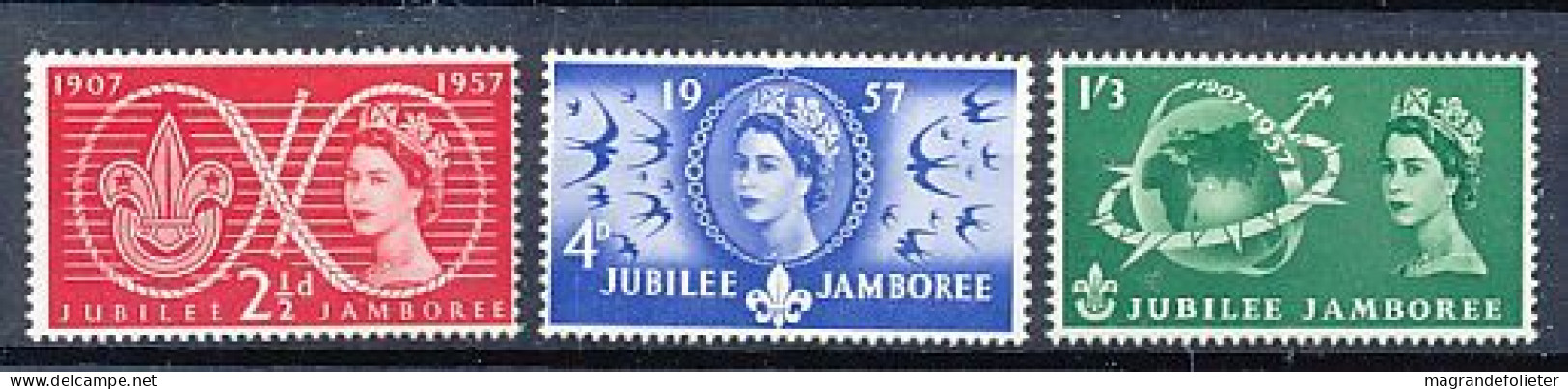 TIMBRE  ZEGEL STAMP   ANGLETERRE GRANDE BRETAGNE  U.K. 302-304  XX - Otros & Sin Clasificación