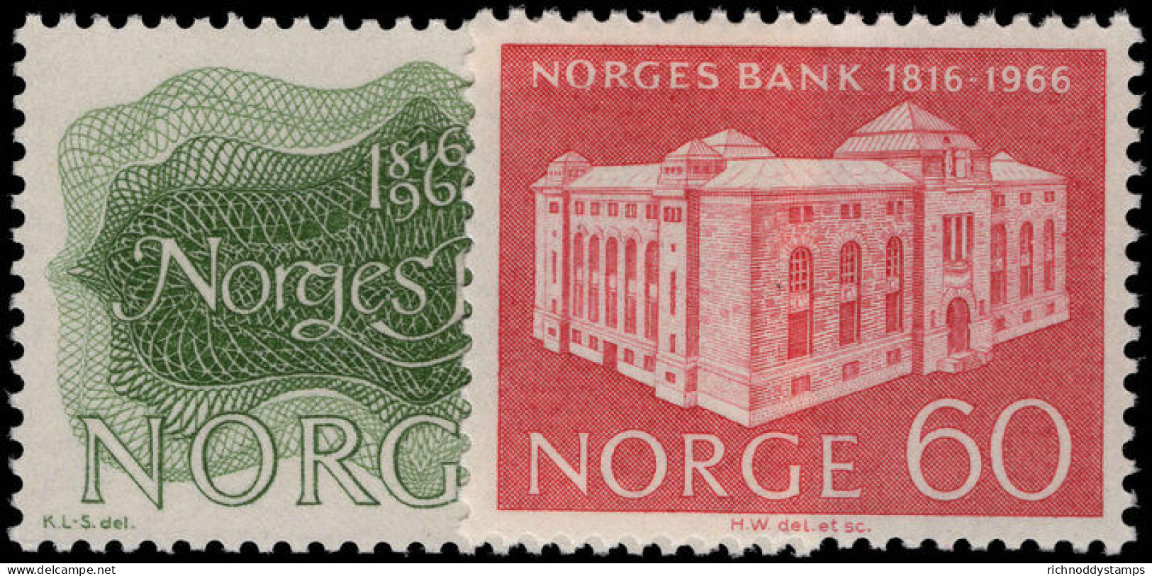 Norway 1966 Bank Of Norway Unmounted Mint. - Ungebraucht