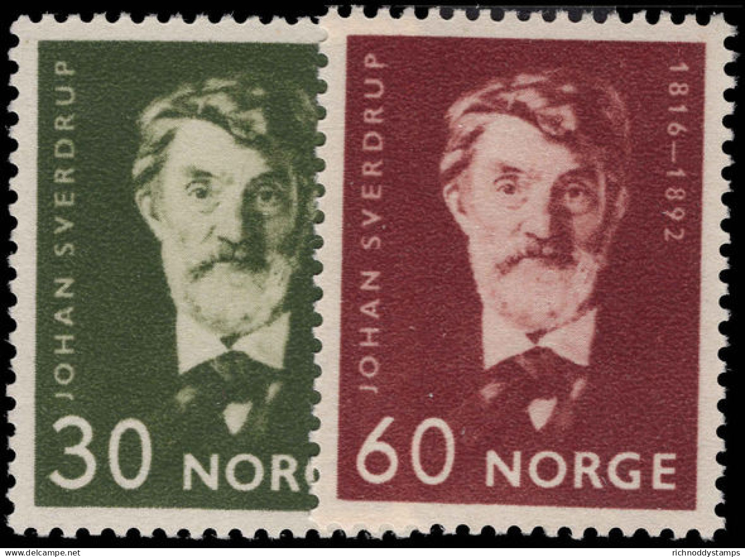 Norway 1966 Johan Sverdrup Unmounted Mint. - Ungebraucht