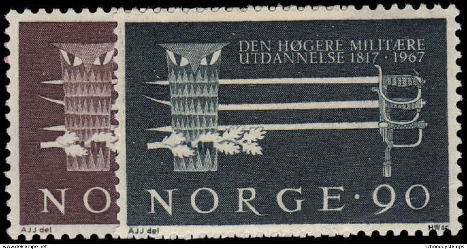 Norway 1967 Military Training Unmounted Mint. - Ungebraucht