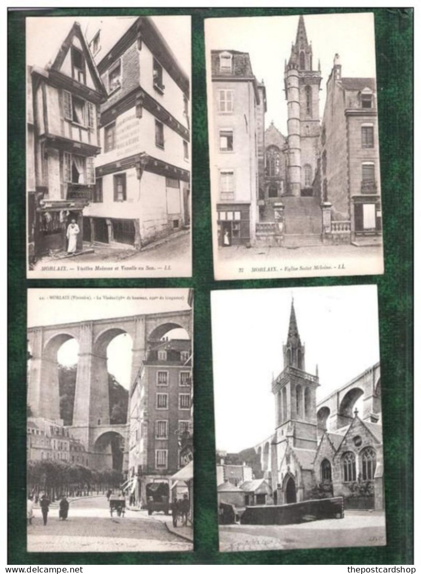 4 QUATRE CARTES DE MORLAIX VOIR SCAN ......................... ......................... ................ (LOT 24) - Morlaix