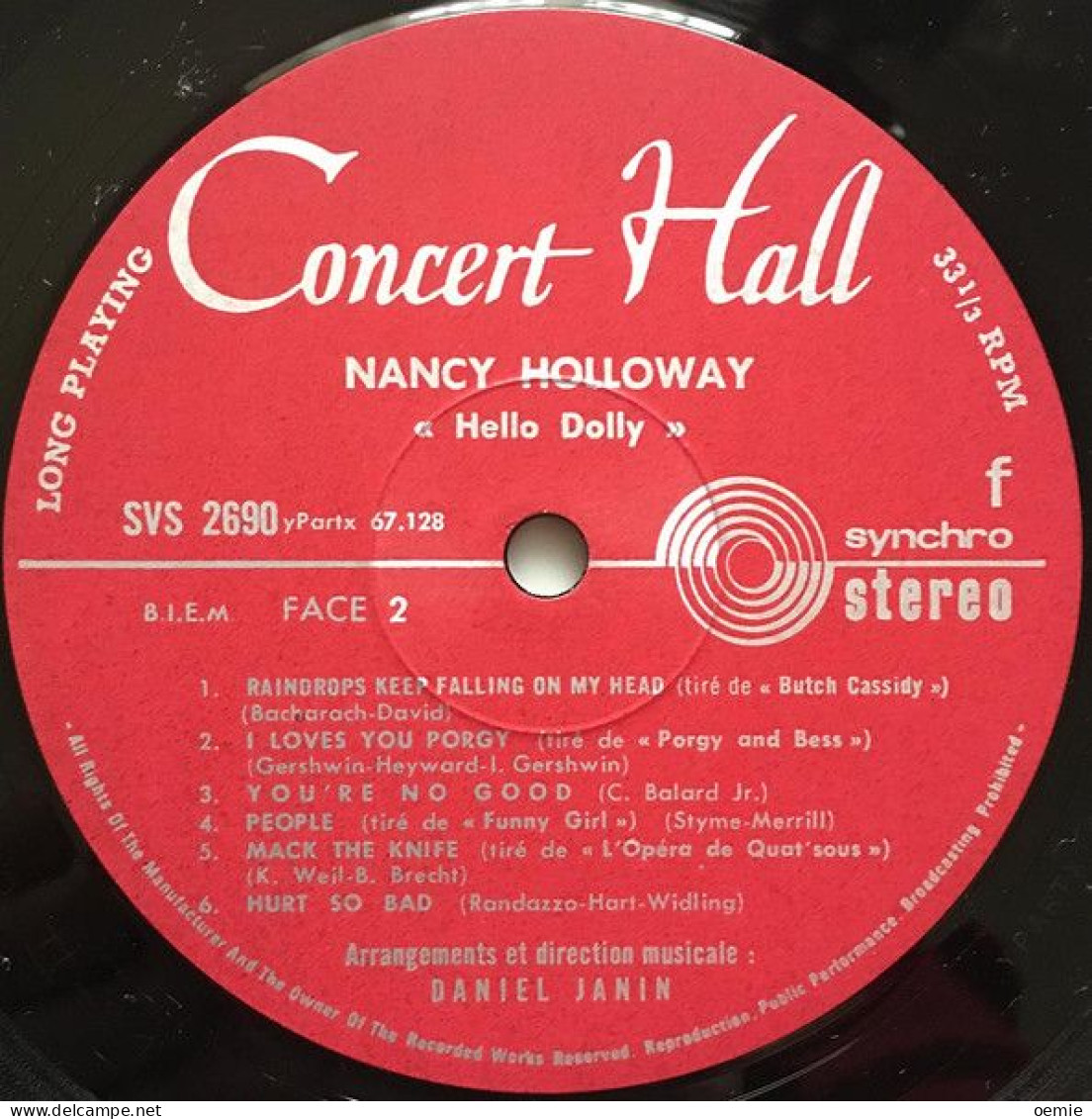 NANCY HALLOWAY   HELLO DOLLY - Otros - Canción Inglesa