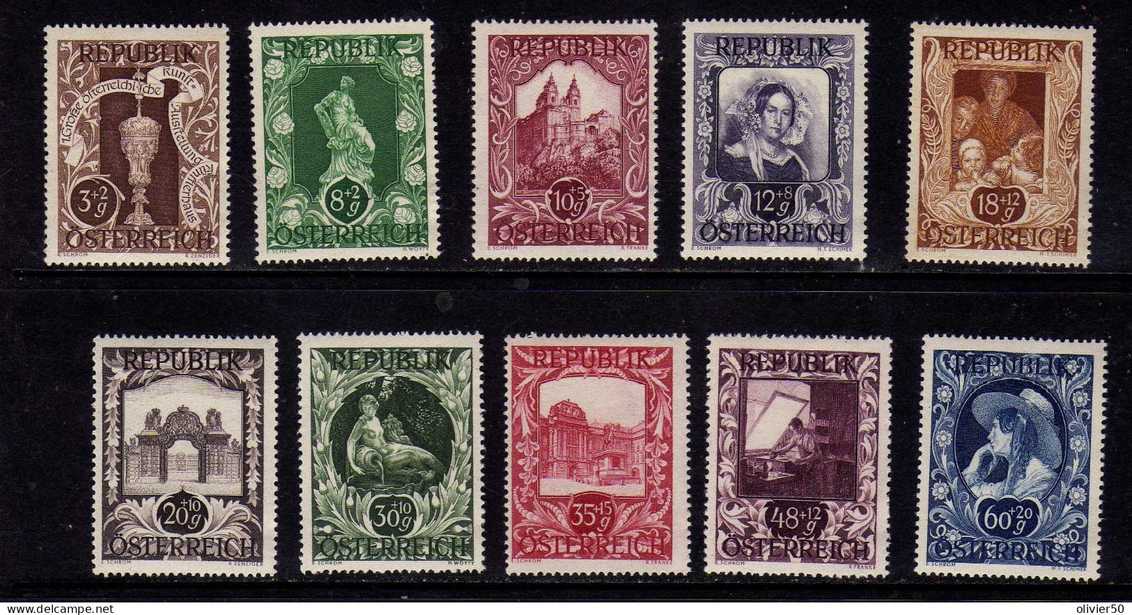 Autriche (1947) - Maison Des Artistes - Neufs** - MNH - Unused Stamps