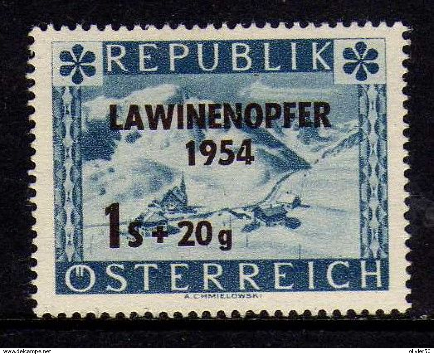 Autriche (1954) -  Victimes Des Avalanches - Neufs** - MNH - Unused Stamps