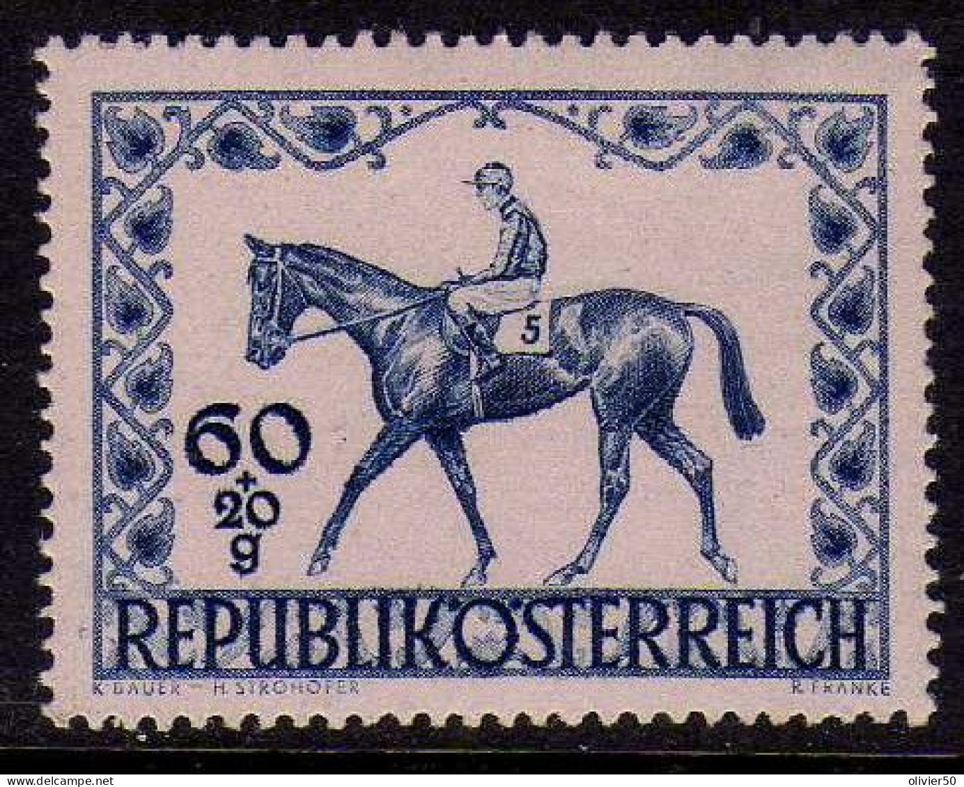 Autriche (1947) - Derby Hippique De La Ville De Vienne -  Neufs** - MNH - Unused Stamps