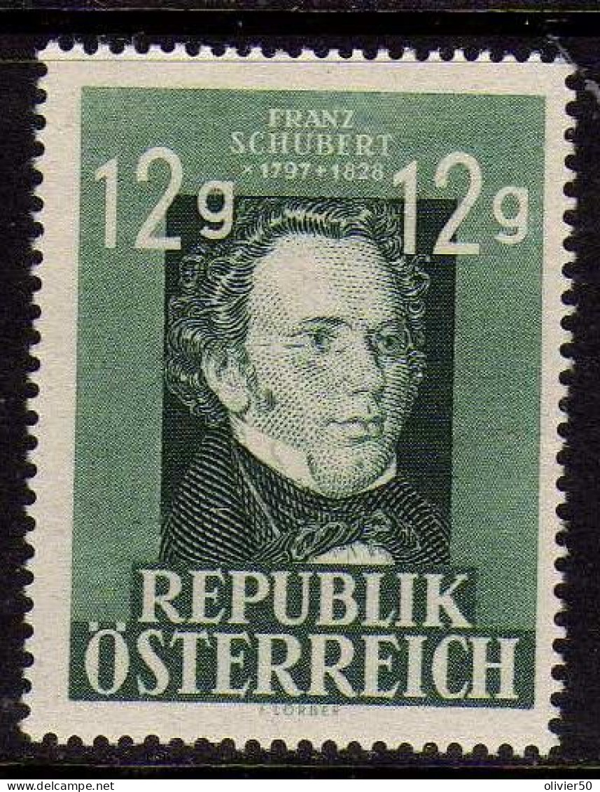 Autriche (1947) - Franz Schubert -  Neufs** - MNH - Unused Stamps