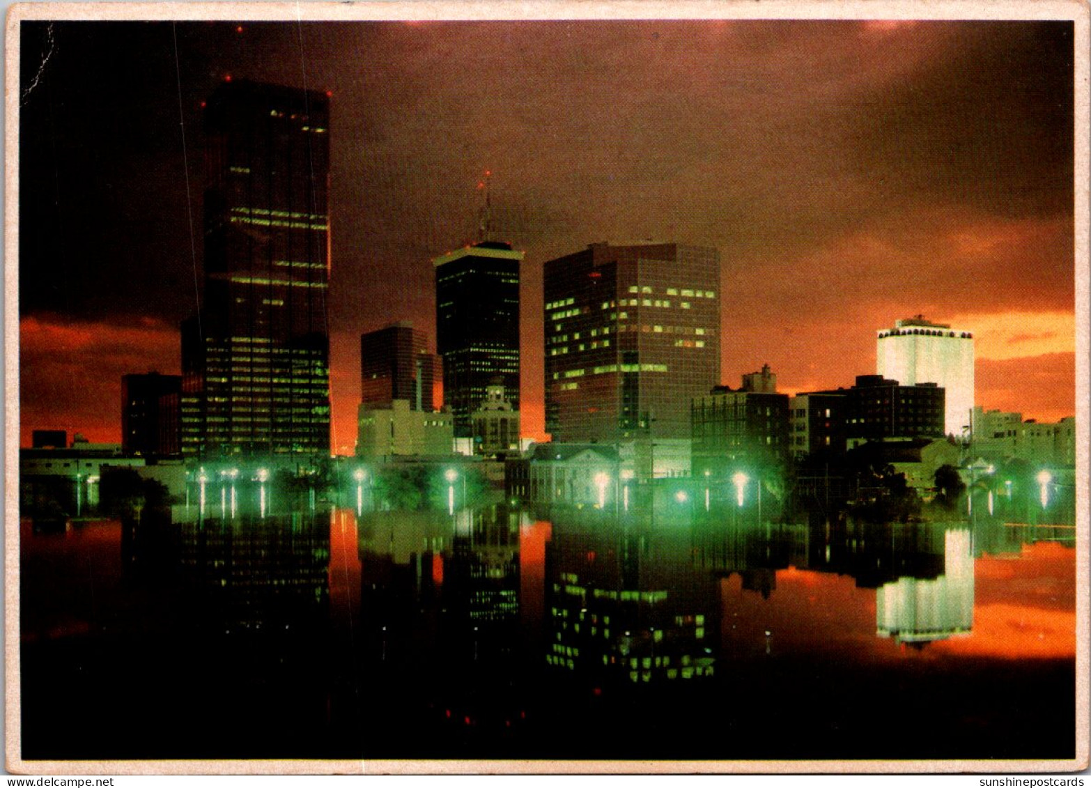 Florida Tampa Skyline At Twilight - Tampa