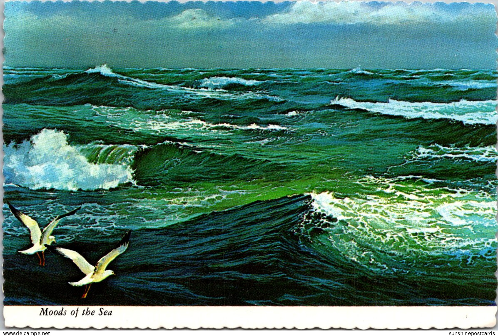 South Carolina Greetings From Myrtle Beach "Moods Of The Sea" By Denby 1976 - Myrtle Beach