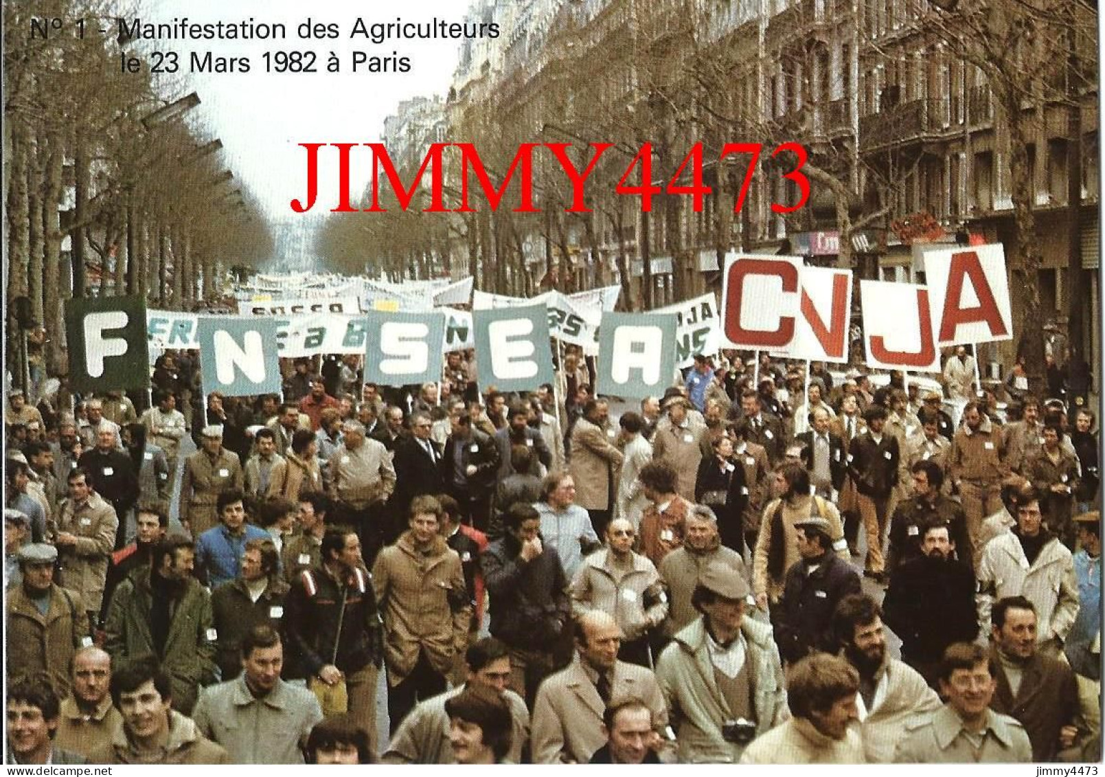 CPM - Manifestation Des Agriculteurs - 23 Mars 1982 à Paris - F.N.S.E A. Et C.N.J.A. - Edit. F. LOUBATIERES - Demonstrationen