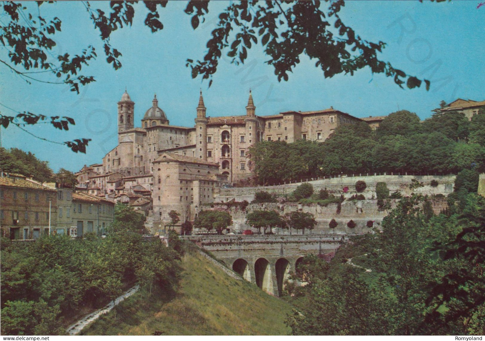 CARTOLINA  URBINO,MARCHE-PANORAMA-STORIA,MEMORIA,CULTURA,RELIGIONE,IMPERO ROMANO,BELLA ITALIA,NON VIAGGIATA - Urbino