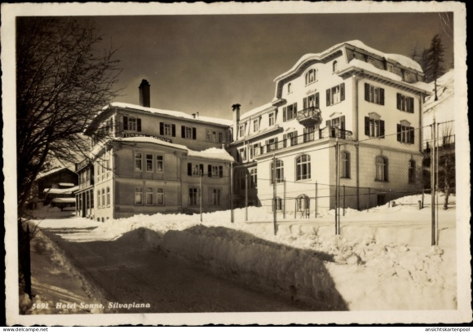 CPA Silvaplana Kt. Graubünden, Hotel Sonne - Silvaplana