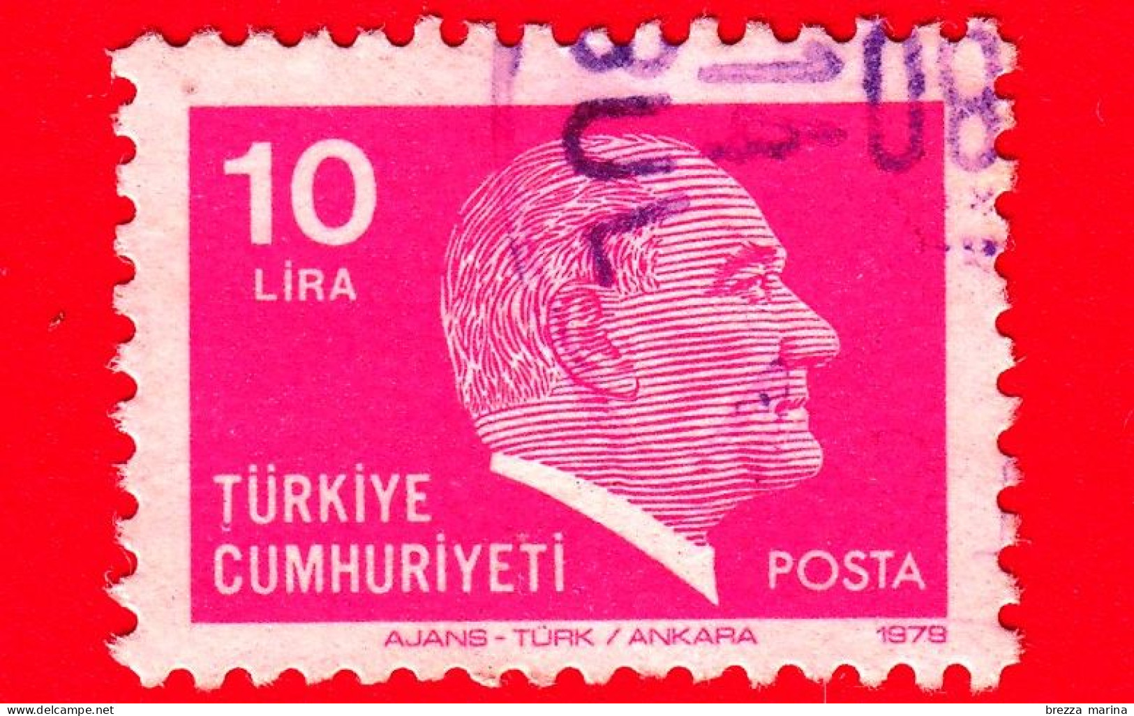 TURCHIA - Usato - 1979 - Kemal Ataturk - Definitive (1979-1981) - 10 - Used Stamps