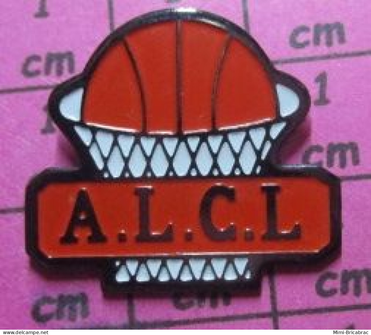 1619 Pin's Pins / Beau Et Rare / SPORTS / CLUB SPORTIF ALCL BASKET-BALL - Basketball