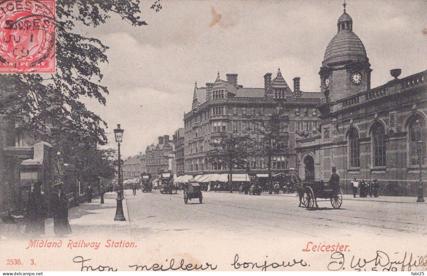 LEICESTER MIDLAND RAILWAY STATION - Leicester