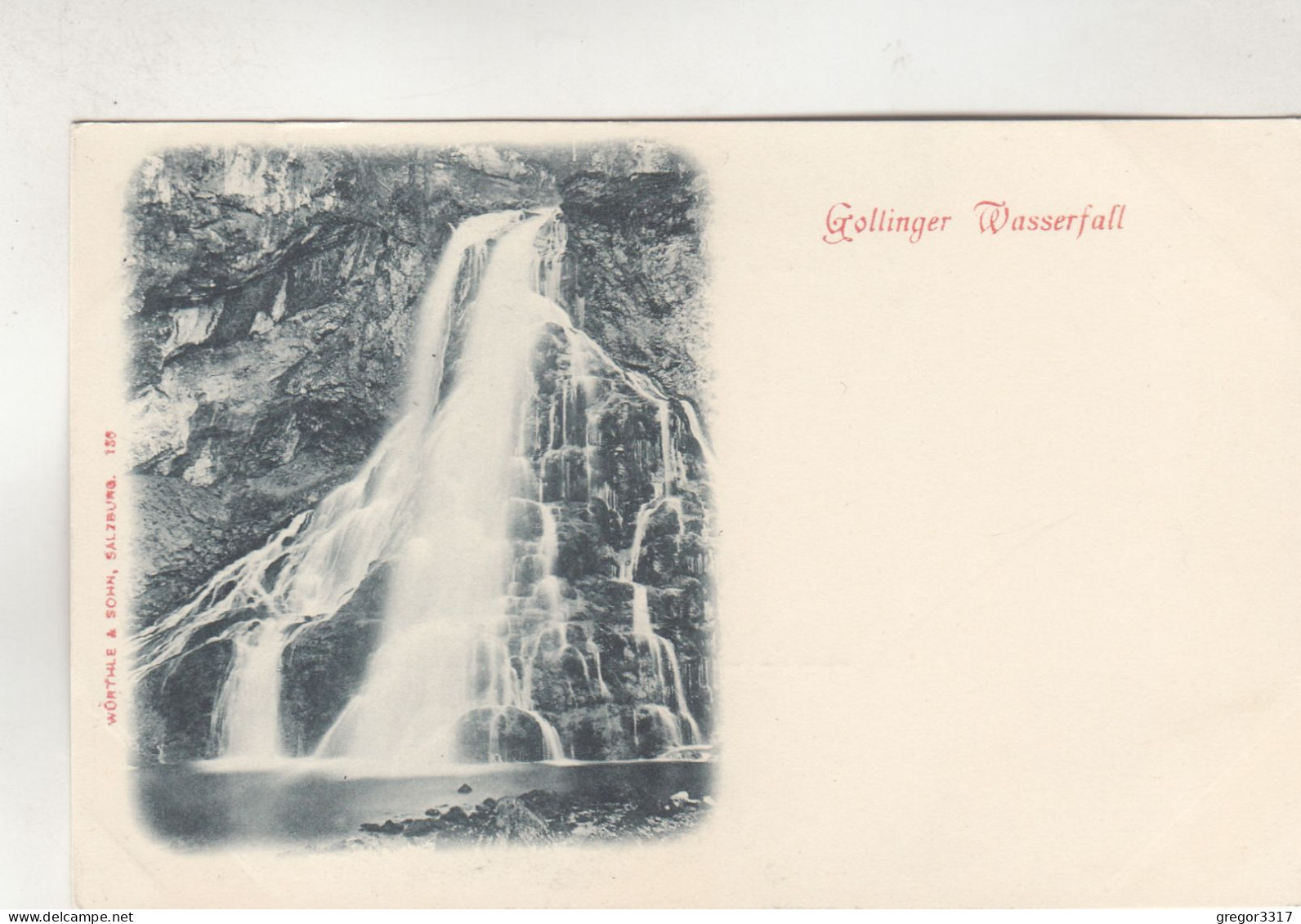 D1401) GOLLING - Gollinger Wasserfall ALT !! - Golling
