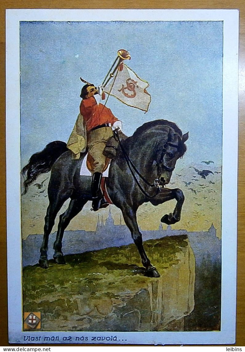 1938 Czechoslovakia Postcard - Motherland When She Calls Us (stamp "Všesokolský Slet") - Postcards