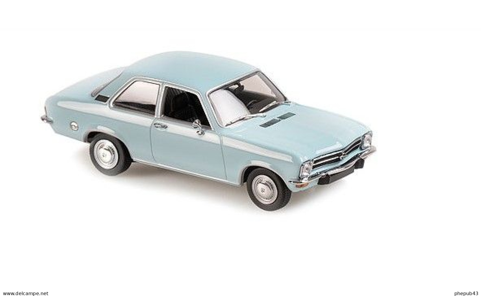 Opel Ascona - 1970 - Sky Blue - Minichamps - Minichamps