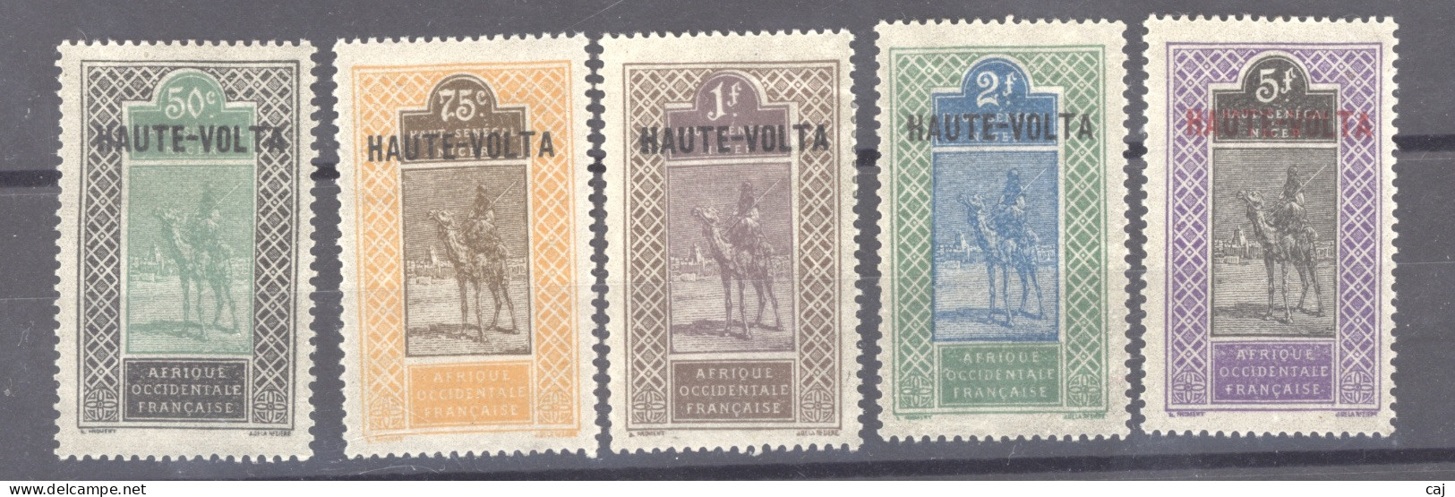 7528  -  Haute-Volta  :   Yv  13-17  * - Unused Stamps