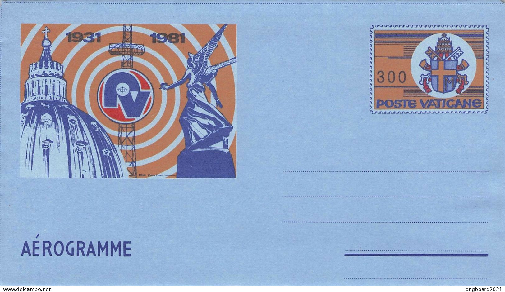 VATICAN - 2 AEROGRAMME Not Used / *452 - Postal Stationeries