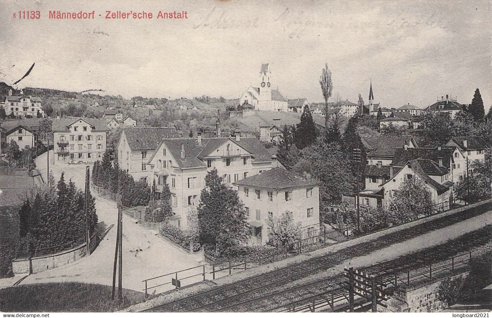 SCHWEIZ - ANSICHTSKARTE BAHNPOST AMBULANT 1911 / *459 - Briefe U. Dokumente