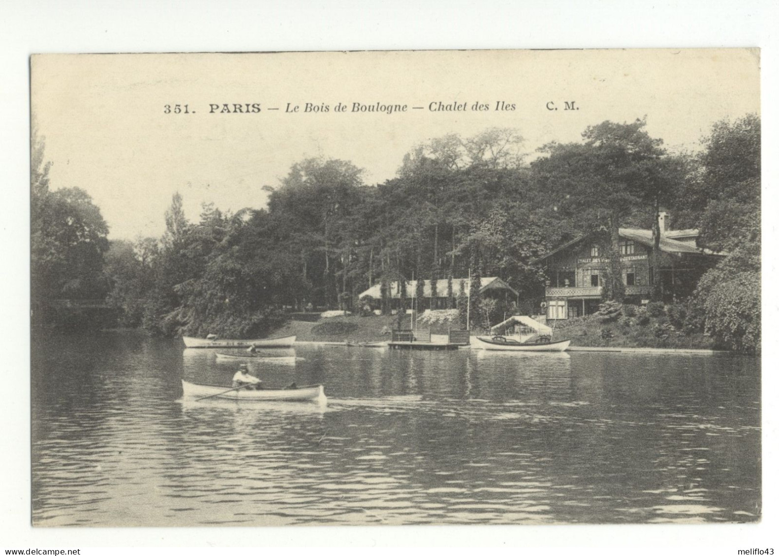 75/ CPA - Paris - Bois De Boulogne - Chalets Des Iles - Pariser Métro, Bahnhöfe