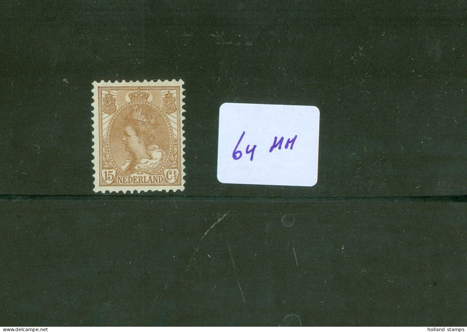 Nederland 1899 NVPH Nr 64 MH Ongestempeld * Koningin Wilhelmina - Unused Stamps