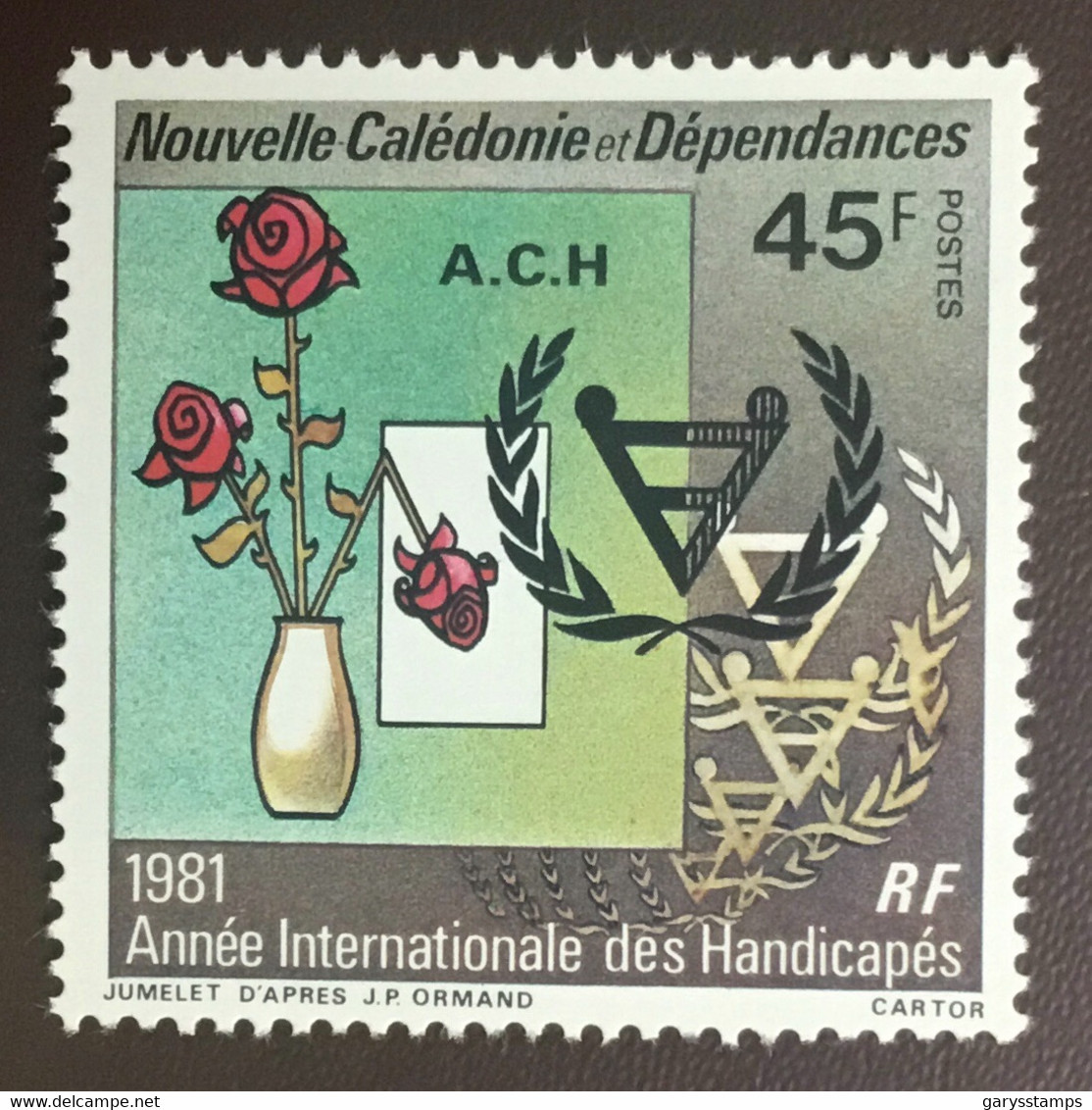 New Caledonia 1981 Year Of The Disabled MNH - Other & Unclassified