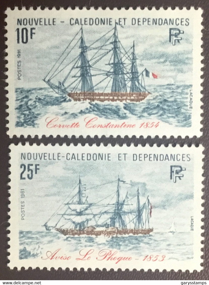 New Caledonia 1981 Ships MNH - Autres & Non Classés