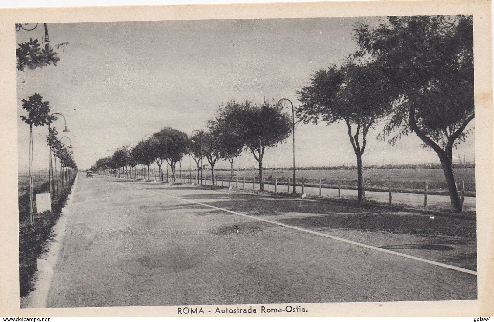 33298# CARTE POSTALE ROMA AUTOSTRADA ROMA OSTIA Obl CITTA DEL VATICAN 1934 JEANMENIL Par RAMBERVILLERS VOSGES - Covers & Documents