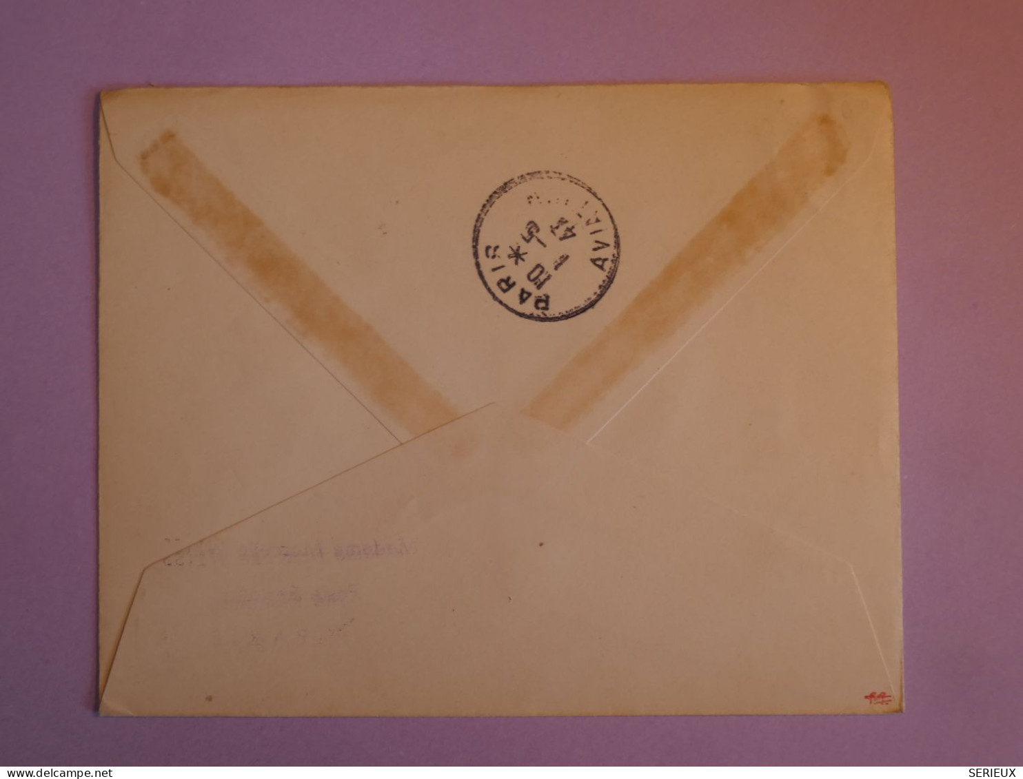 BV9 ALGERIE   BELLE LETTRE 1947 BATMA  A  PARIS FRANCE  +AFF. PLAISANT+ - Airmail