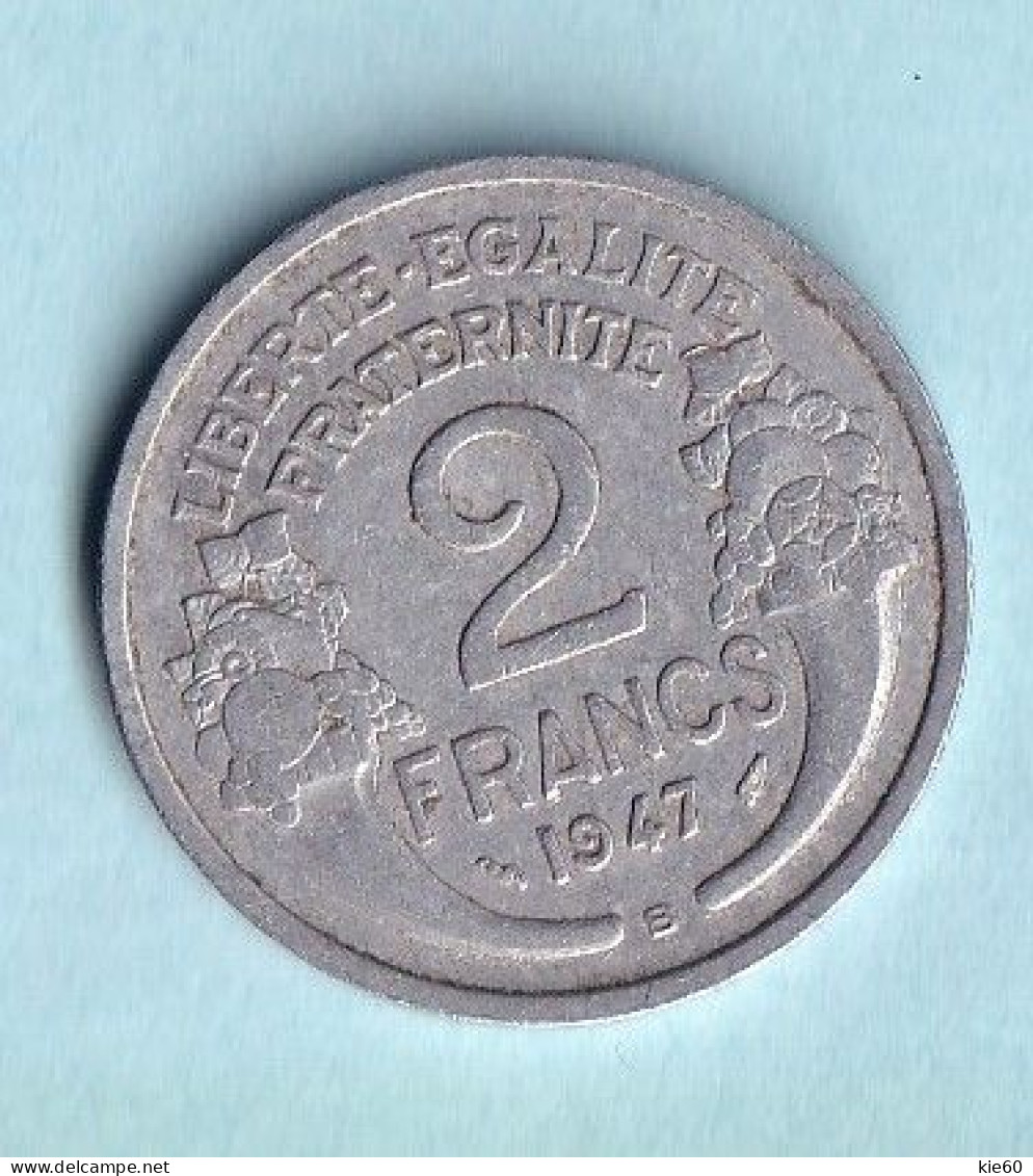 France - 1947- 2 Francs B   - KM886b - 2 Francs
