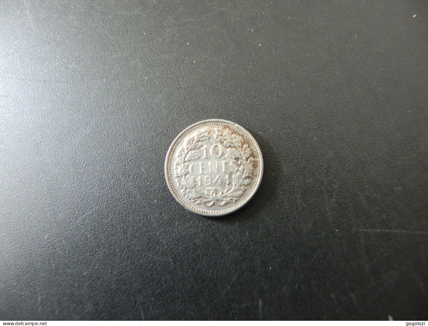 Netherlands 10 Cents 1941 Silver - 10 Cent