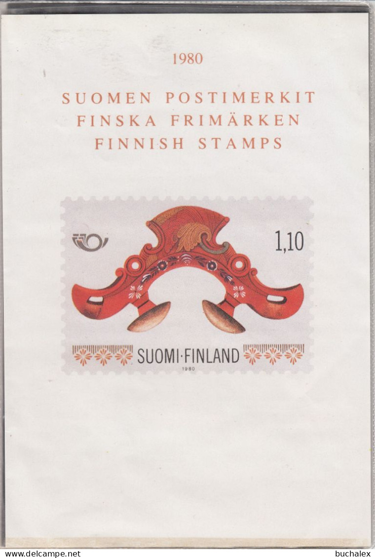 Finnland Suomen Postimerkit Finska Frimärken - Jahrbuch 1980 Postfrisch Komplett - Ganze Jahrgänge