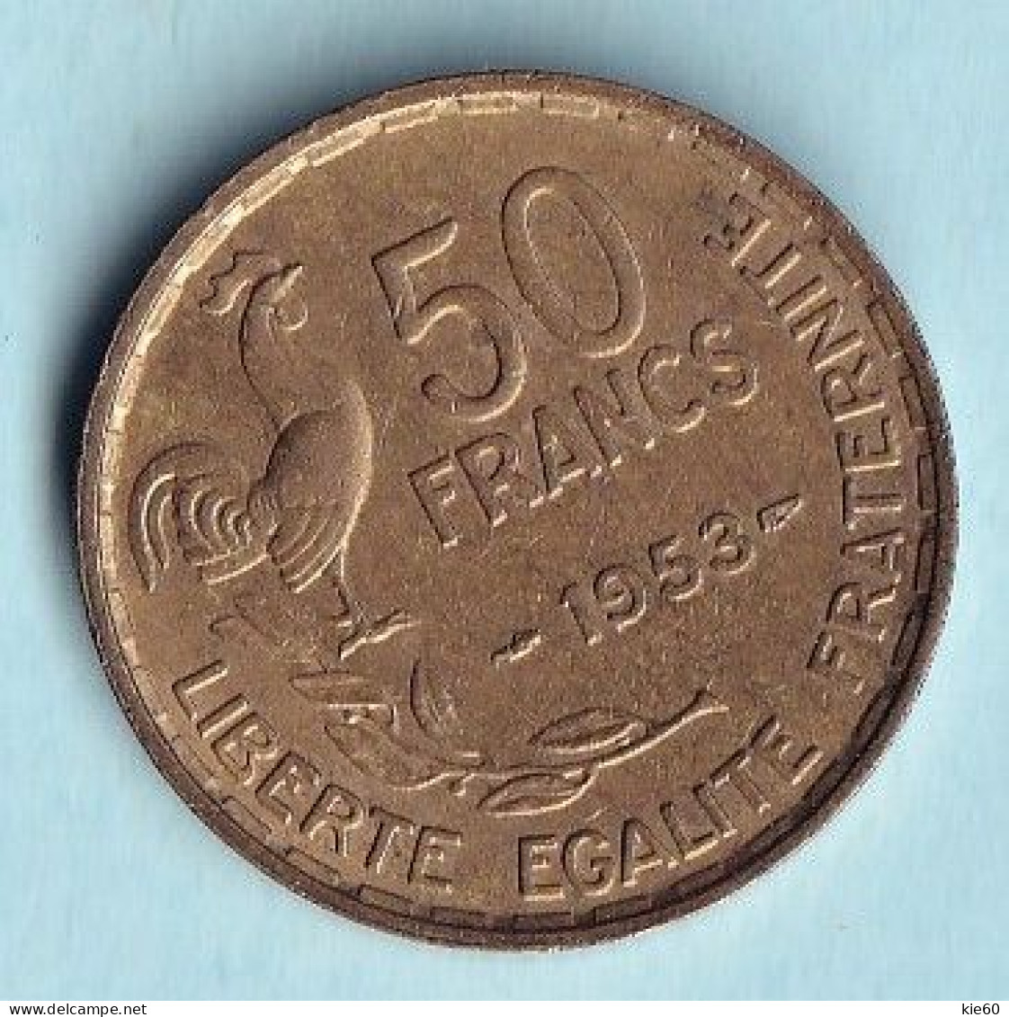 France - 1953- 50 Francs    - KM918.1 - 50 Francs