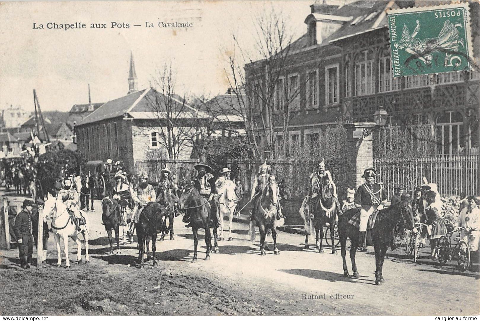 CPA 60 LA CHAPELLE AUX POTS / LA CAVALCADE / CPA HISTORIQUE - Altri & Non Classificati