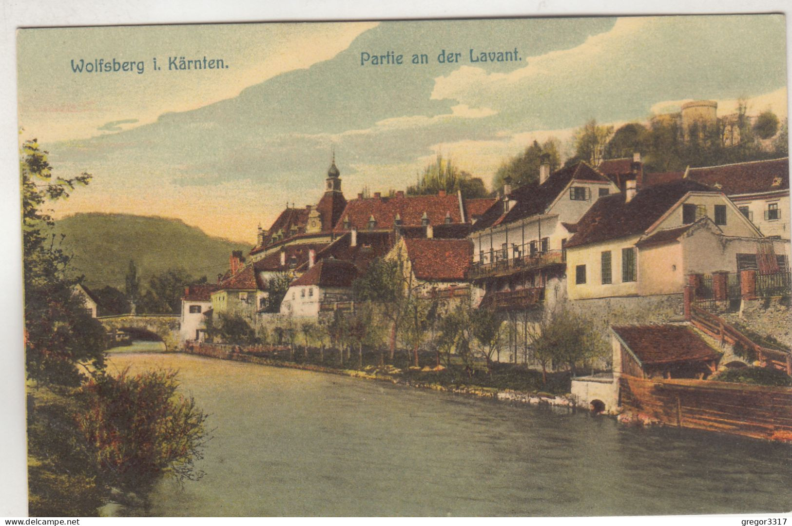 D1448) WOLFSBERG I. Kärnten - Partie An Der LAVANT Mit TOP HAUS DETIALS 1908 - Wolfsberg