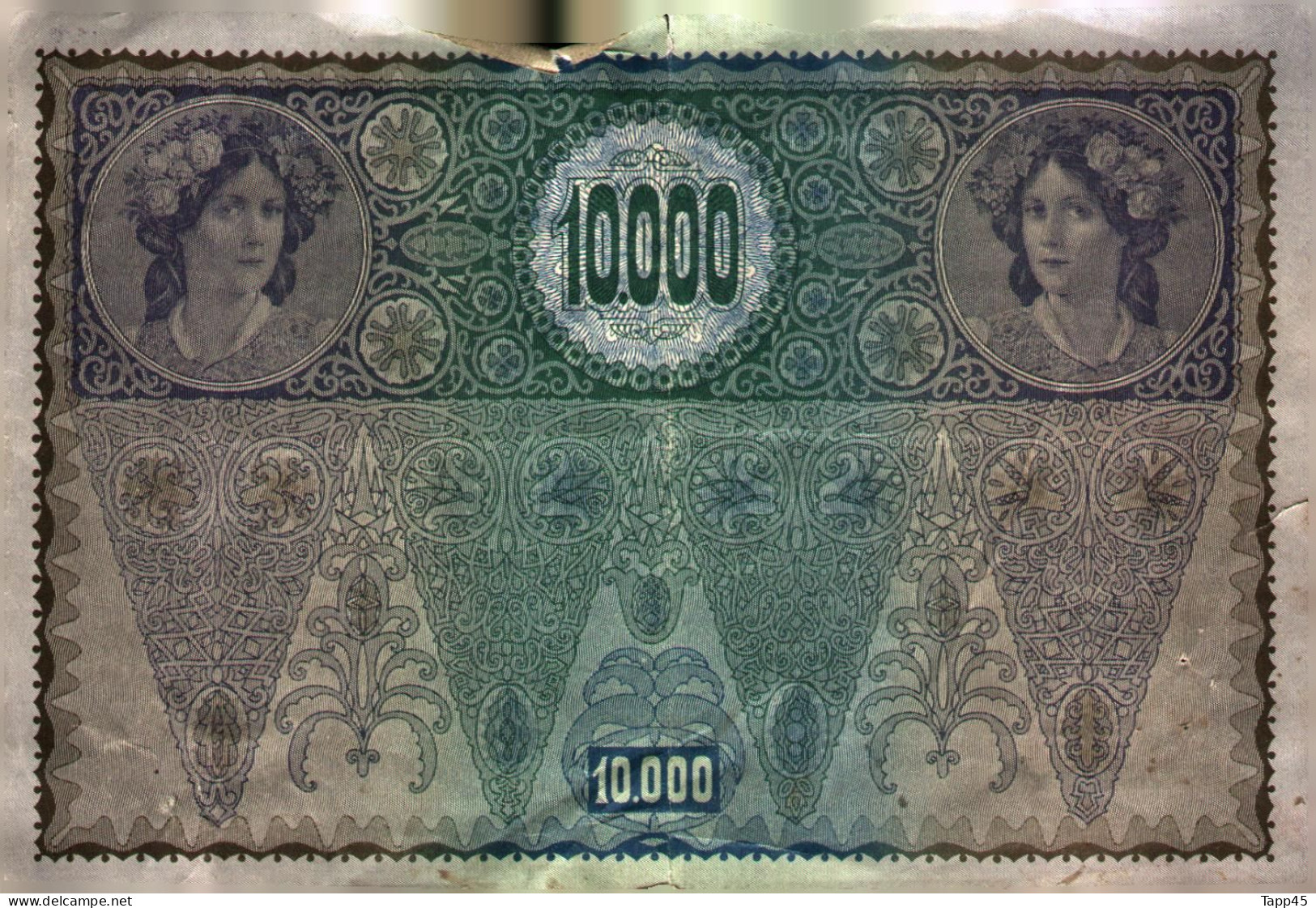 Billet > Allemagne > Voir Le Scan >  1918 > 10000  Mark  > Très Abimé >Réf:C 04 - Zonder Classificatie