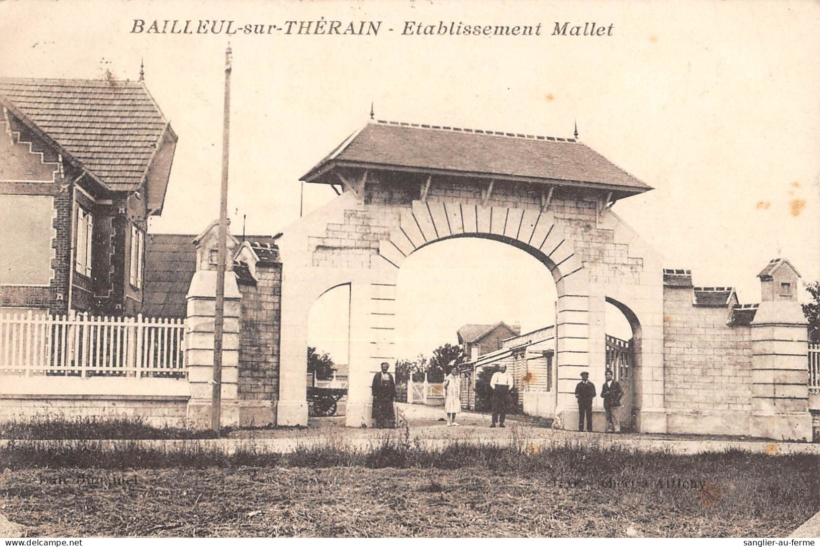 CPA 60 BAILLEUL SUR THERAIN ETABLISSEMENT MALLET / CPA RARE - Other & Unclassified