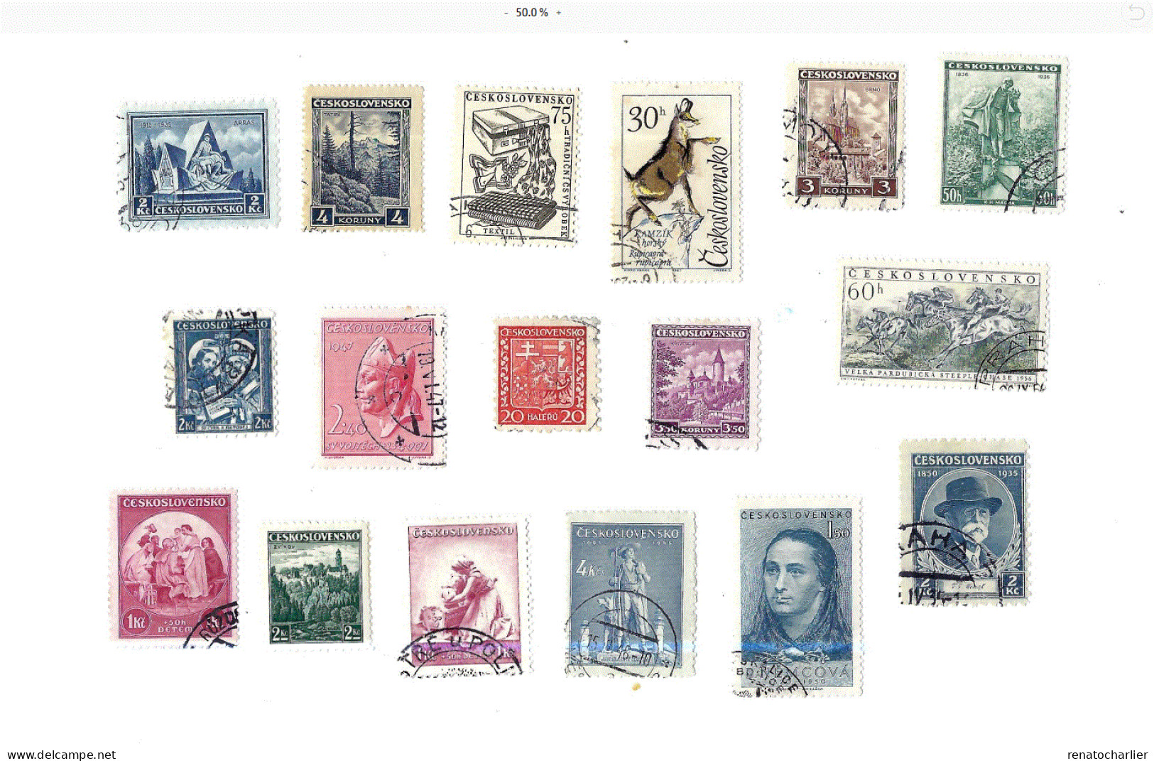 Collection De 80 Timbres Oblitérés (Beaucoup D'anciens) - Collections, Lots & Séries