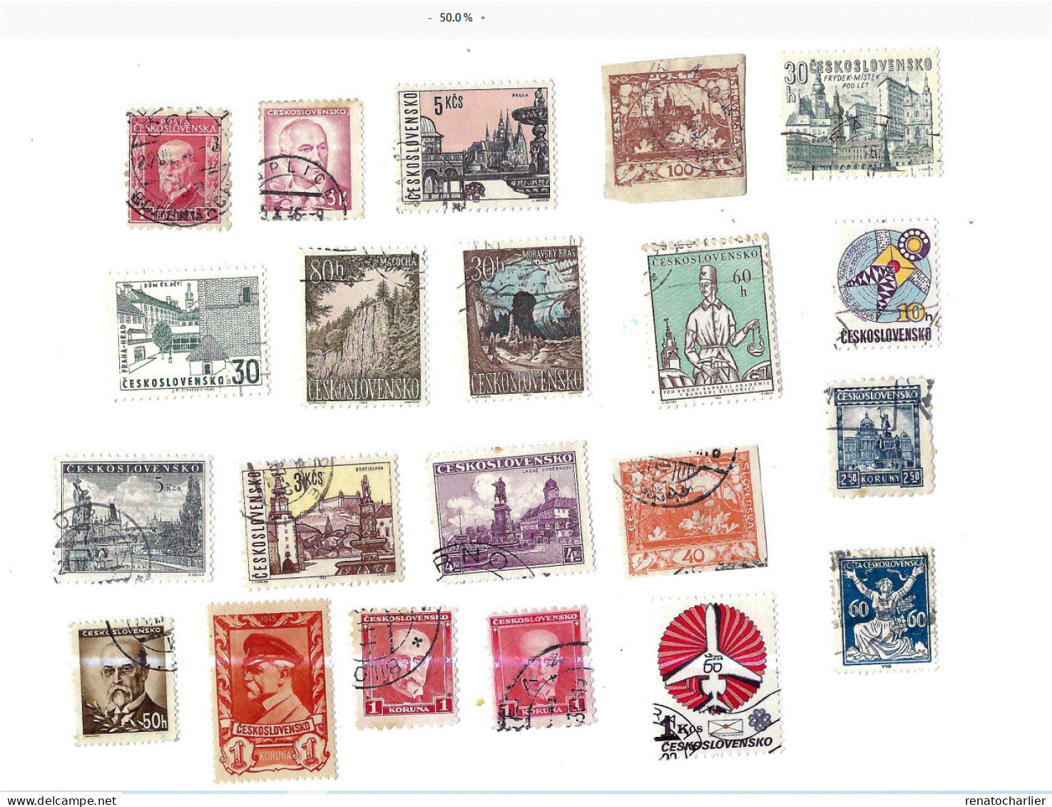 Collection De 80 Timbres Oblitérés (Beaucoup D'anciens) - Collections, Lots & Séries