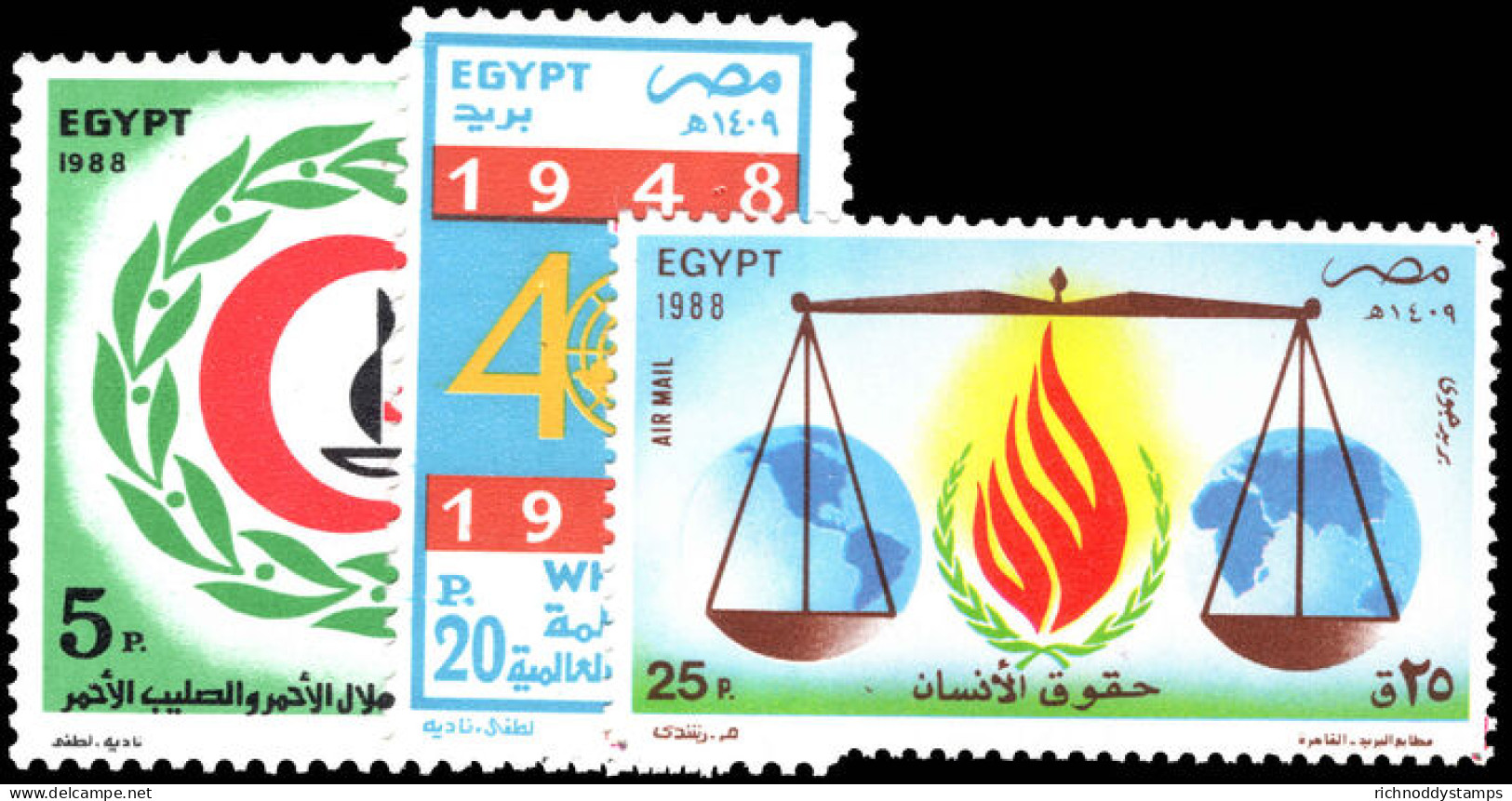 Egypt 1988 UN Day Unmounted Mint. - Unused Stamps