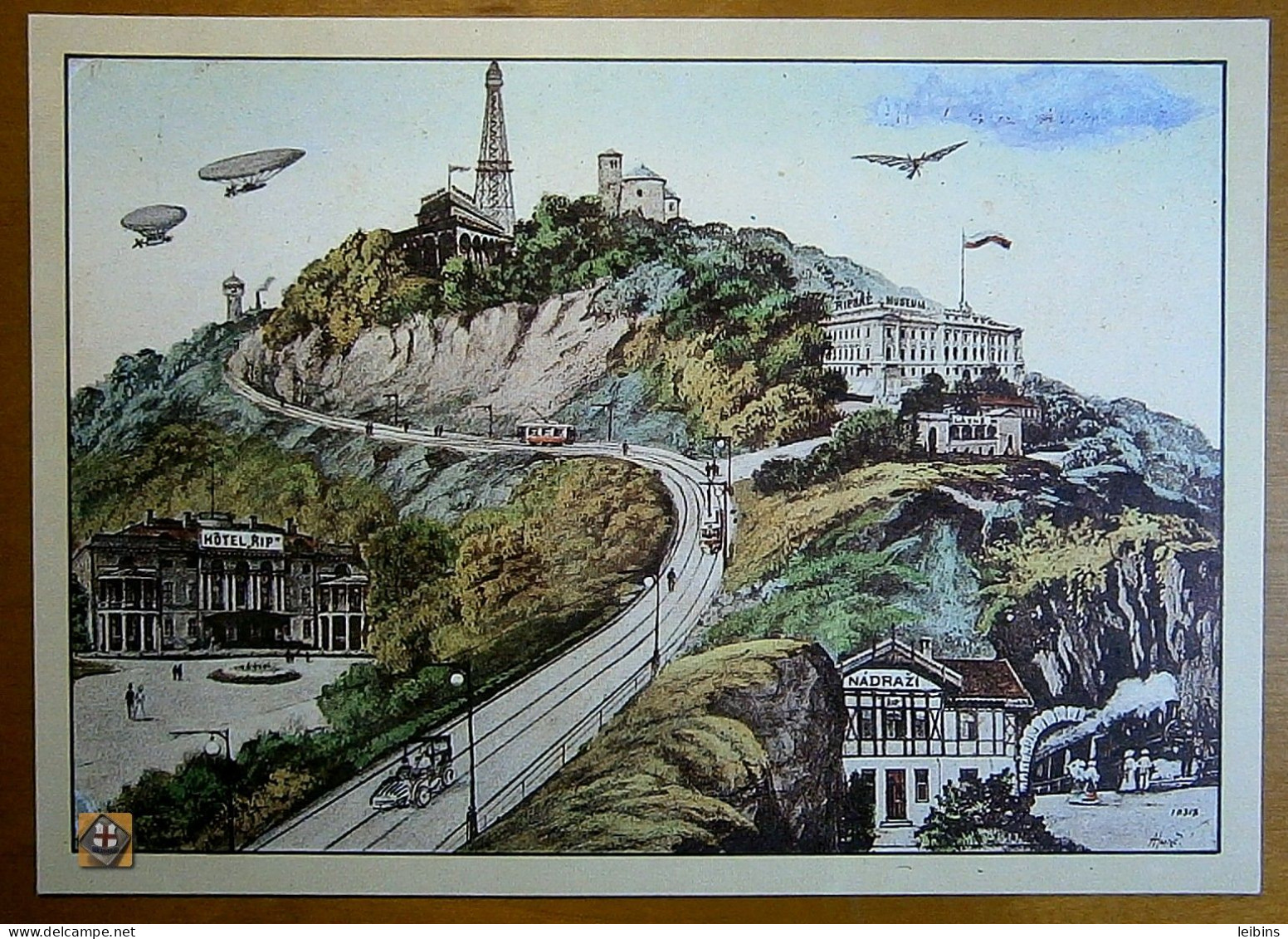1991 Czechoslovakia Postal Card - Říp In The Future (Air Show Roudnice N.L.) - Postcards