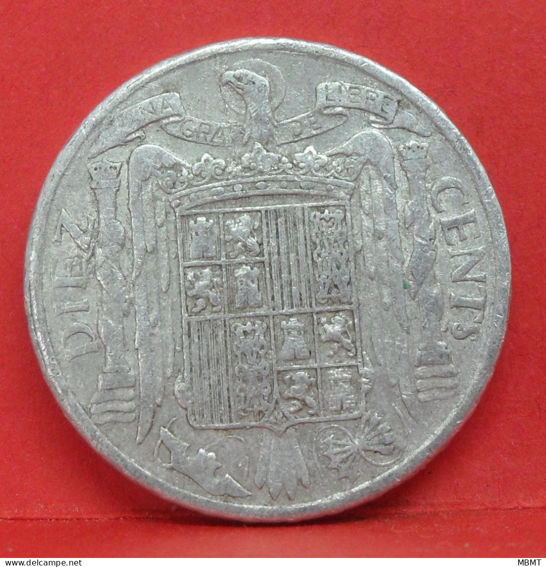 10 Centimos 1945 - TB - Pièce Monnaie Espagne - Article N°2205 - 10 Centimos